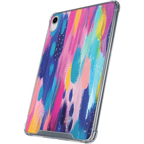 Pink Sparkle Brush Stroke by Etta Vee iPad 11th Gen (2025) Clear Case